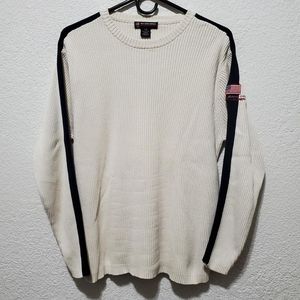 •Ralph Lauren Polo Jeans knit crewneck & Tommy Hilfiger Polo shirt bundle